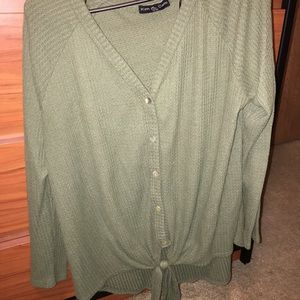 Long Sleeve tie shirt